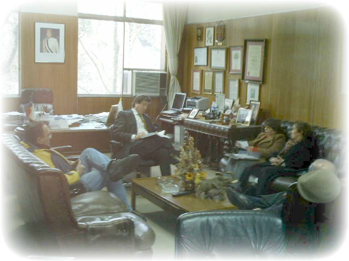 DIRECTIVA CON SR. ALCALDE DE LA COMUNA DE CHILLAN ALDO BERNUCCI
